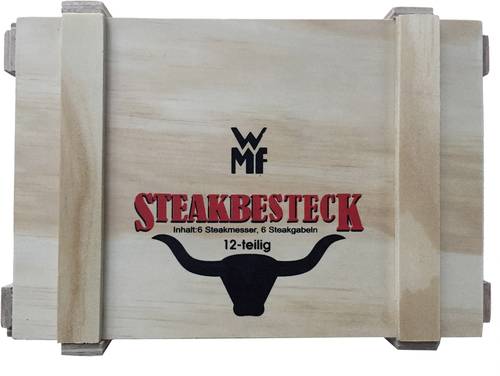 WMF Steakbesteck 12-teilig in Holzkiste von WMF