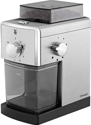 WMF Stelio Edition 0417070011 Kaffeemühle Silber, Schwarz Edelstahl-Scheibenmahlwerk WMF Stelio Edition 0417070011 Kaffeemühle Silber, Schwarz Edelstahl-Scheibenmahlwerk von WMF
