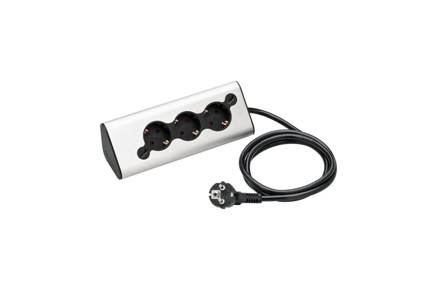 WMF Stromverteiler Ambient (Multi-Stecker Pro, 1-St., Ambient Licht), 3er Steckdose mit 2 USB von WMF