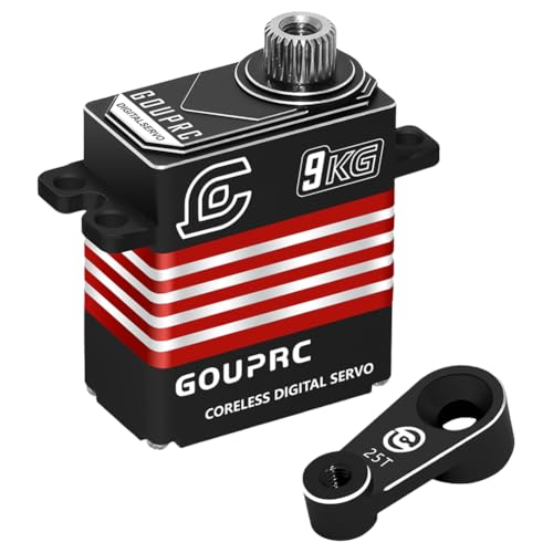 WMFASBAG 9 kg RC Digitale Servos for 1/18-4 -6 SCX10 III RC CRAWLER CAR (rot) von WMFASBAG