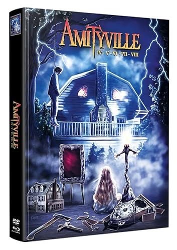 Amityville Collection IV - V - VI - VII - VIII - Mediabook Wattiert - Limited Edition auf 166 Stück (inkl. Postkarten mit alt. und unveröffentlichten Artworks) (Blu-ray+DVD) von WMM