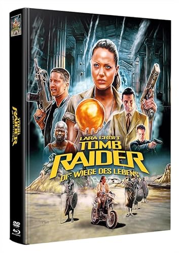 Lara Croft - Tomb Raider: Die Wiege des Lebens - Mediabook wattiert - Limited Edition auf 166 Stück (Blu-ray+DVD) von WMM
