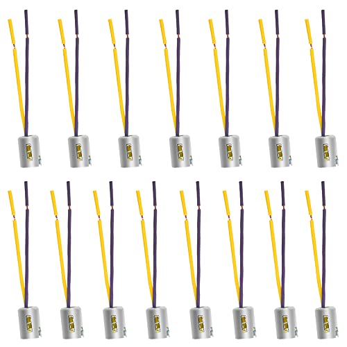WMYCONGCONG 15 PCS 1156 Stecker Autolampe Draht Lampe Sockel Kabelbaum Stecker Stecker Pigtail Adapter für Truck Light LED von WMYCONGCONG