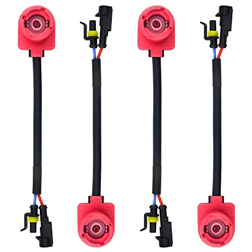 WMYCONGCONG 4 PCS D2S D4S Birne Kabelbaum Konverter Stecker Adapter für Auto Scheinwerfer Nebelscheinwerfer von WMYCONGCONG