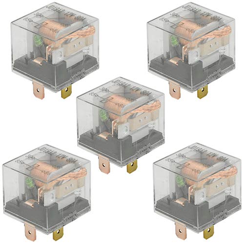 WMYCONGCONG 5 STÜCKE DC 12V 80A 1NO SPST 4-poliges Relaisauto mit Lichtemittierende Diode-Licht Wasserdichtes transparentes Gehäuse für PKW-LKW WMYCONGCONG 5 STÜCKE DC 12V 80A 1NO SPST 4-poliges Relaisauto mit Lichtemittierende Diode-Licht Wasserdichtes transparentes Gehäuse für PKW-LKW von WMYCONGCONG