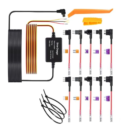WNDUOKXH USB/Micro/Typ C Hardwire Kit für DashCam Cam Hardwire Kit Hardwire Kit Dash Cam Hardwire Dash Cam Hardwire Kit, MIKRO von WNDUOKXH