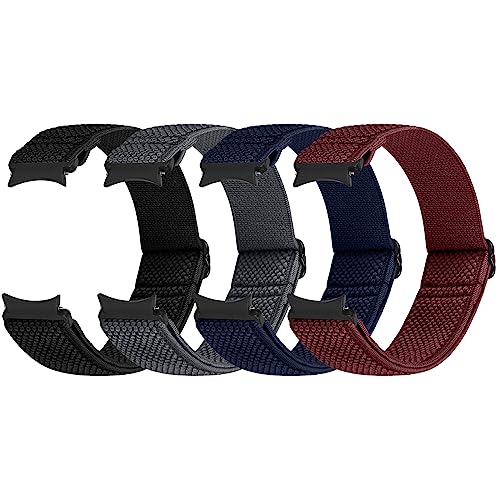 WNIPH No Gap Nylon Armband Kompatibel mit Samsung Galaxy Watch 4 Armband/Watch 4 Classic Armband/Galaxy Watch 5 Armband/Watch 5 Pro Armband/Galaxy Watch 6 Armband/Watch 6 Classic Armband von WNIPH