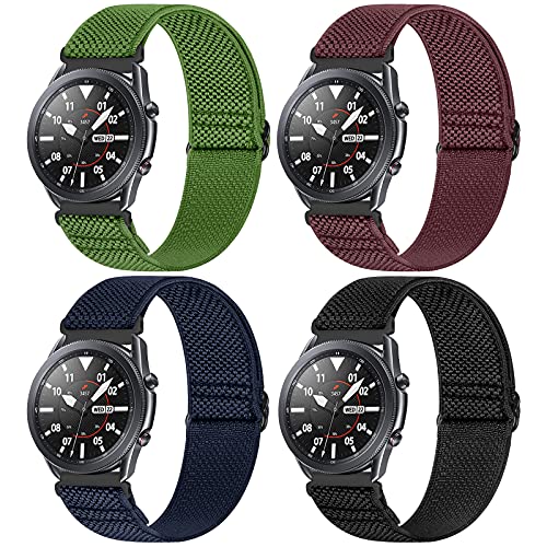 WNIPH Uhrenarmband 22mm Kompatibel mit Samsung Galaxy Watch 3 45mm/Gear S3 Frontier/Huawei Watch GT2 Pro/GT2e/GT2 46mm/Garmin Vivoactive 4/Venu 2,Elastisch Nylon 22mm Armband für Amazfit GTR 2/GTR 2e von WNIPH