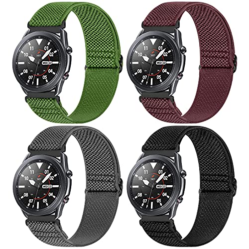 WNIPH Uhrenarmband 22mm Kompatibel mit Samsung Galaxy Watch 3 45mm/Gear S3 Frontier/Huawei Watch GT2 Pro/GT2e/GT2 46mm/Garmin Vivoactive 4/Venu 2,Elastisch Nylon 22mm Armband für Amazfit GTR 2/GTR 2e von WNIPH