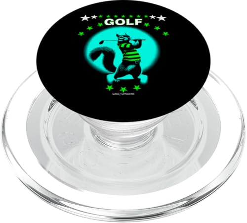 Ein Eichhörnchen – lustige Golftiere PopSockets PopGrip für MagSafe Ein Eichhörnchen – lustige Golftiere PopSockets PopGrip für MagSafe von WOAH MANATEE