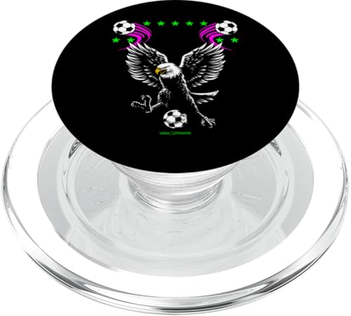 Ein Fußballadler – lustige Fußballtiere PopSockets PopGrip für MagSafe Ein Fußballadler – lustige Fußballtiere PopSockets PopGrip für MagSafe von WOAH MANATEE