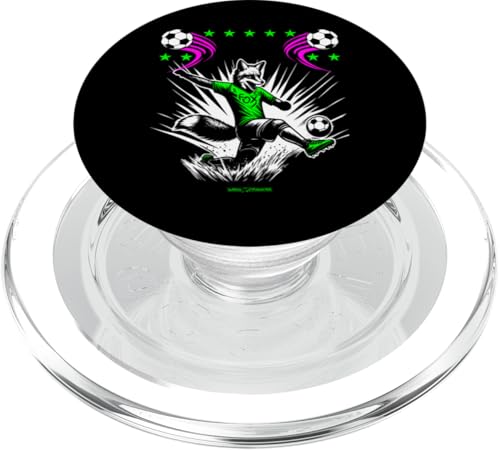 Ein Fußballfuchs – lustige Fußballtiere PopSockets PopGrip für MagSafe Ein Fußballfuchs – lustige Fußballtiere PopSockets PopGrip für MagSafe von WOAH MANATEE