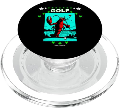 Ein Golf-Hummer – lustige Golftiere PopSockets PopGrip für MagSafe Ein Golf-Hummer – lustige Golftiere PopSockets PopGrip für MagSafe von WOAH MANATEE