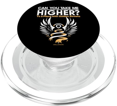 Kannst du mich höher bringen? An einen Ort mit goldenen Straßen PopSockets PopGrip für MagSafe Kannst du mich höher bringen? An einen Ort mit goldenen Straßen PopSockets PopGrip für MagSafe von WOAH MANATEE