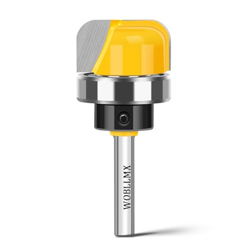 WOBLLMX 6mm Fräser für Oberfräse,Ø28.6mm mit Kugellager Hohlkehlfräser Rundfräser Router Bits,für die Schneidwerkzeug Holzbearbeitung Shaker Cutter Werkzeuge WOBLLMX 6mm Fräser für Oberfräse,Ø28.6mm mit Kugellager Hohlkehlfräser Rundfräser Router Bits,für die Schneidwerkzeug Holzbearbeitung Shaker Cutter Werkzeuge von WOBLLMX