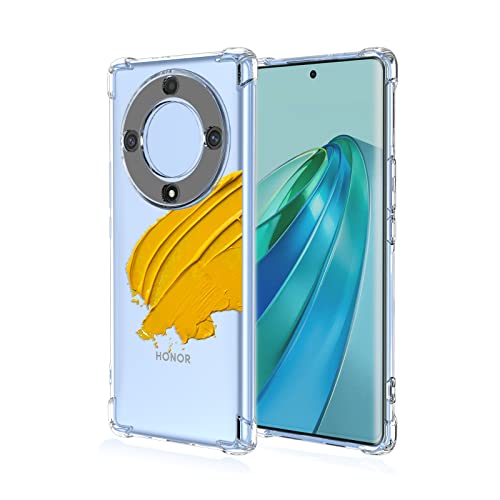 WOBURN Silikon Hülle für Honor Magic 5 Lite 5G (Magic5 Lite) / X9a Case, Handyhülle Dünne Weiche Gemalte Drucke TPU Soft Stoßfest Durchsichtige Schutzhülle Cover Bumper Geschenk (A34) von WOBURN