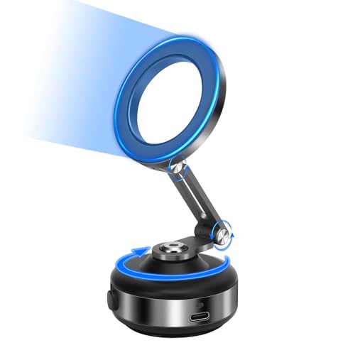 WODHMIEY Vakuum-Magnet Handyhalter Klappbar mit Doppel-Faltmechanismus, 360° Rotation, Zweiseitig: Magnet & Vakuum, Tragbar und leicht, Für Auto, Zuhause, Fitnessstudio&TikTok/Instagram Influencer WODHMIEY Vakuum-Magnet Handyhalter Klappbar mit Doppel-Faltmechanismus, 360° Rotation, Zweiseitig: Magnet & Vakuum, Tragbar und leicht, Für Auto, Zuhause, Fitnessstudio&TikTok/Instagram Influencer von WODHMIEY