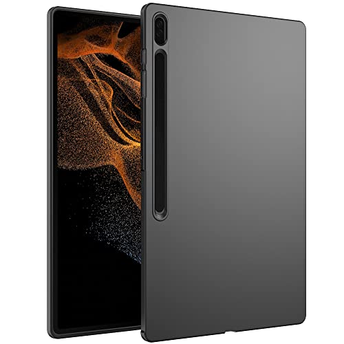 WOGROO Hülle für Galaxy Tab S9 Ultra 2023/S8 Ultra 14,6 Zoll 2022, Dünne und Weiche Tablet Schutzhülle für Samsung Galaxy Tab S8&S9 Ultra 14,6 Zoll Tablet [SM-X900/X906], Schwarz von WOGROO