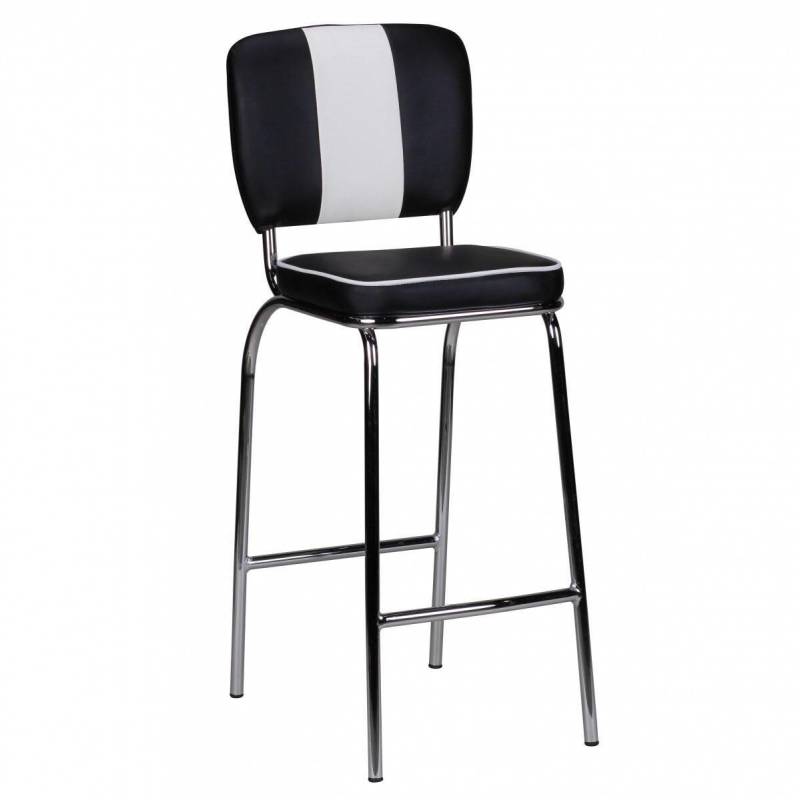 WOHNLING Barhocker WL1.719 American Diner schwarz von WOHNLING