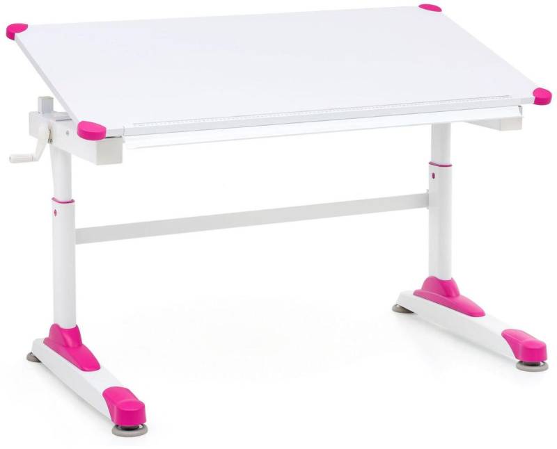 WOHNLING Kinderschreibtisch WL5.759 weiß, pink von WOHNLING