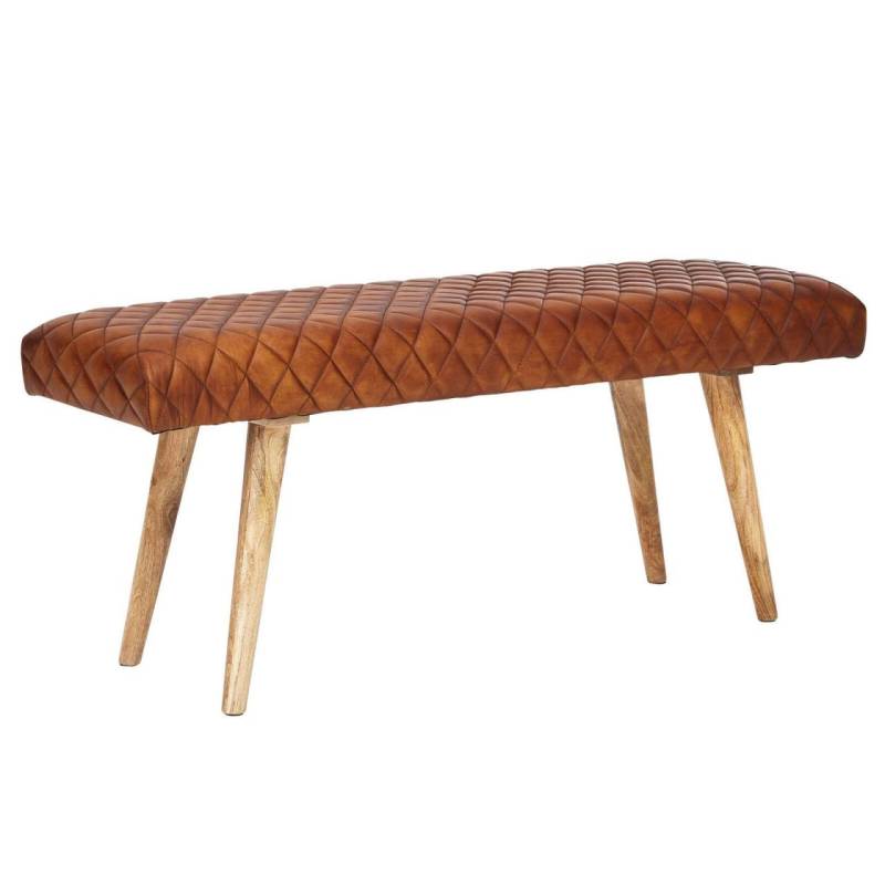 WOHNLING Sitzbank 115 cm Echtleder von WOHNLING