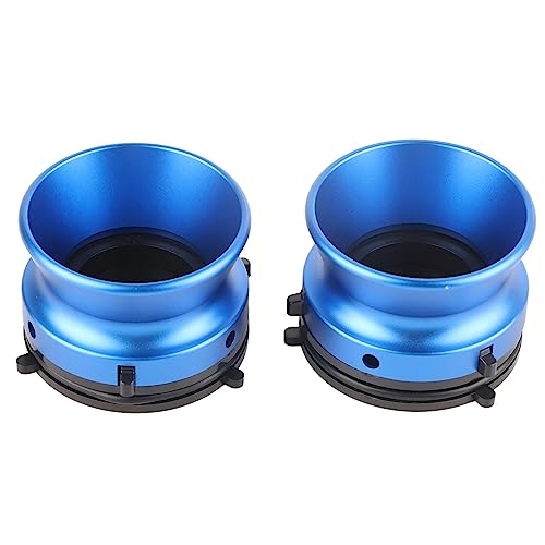 10 -Zoll -Nab Rollen -Hub -Hub -Adapter, 1 Paar Aluminium -Nab -Hub -Adapter für Studer Revox Tape Recorders Universal Loading Device Hub -Adapter für Akai und TEAC (Blau) von WOHPNLE