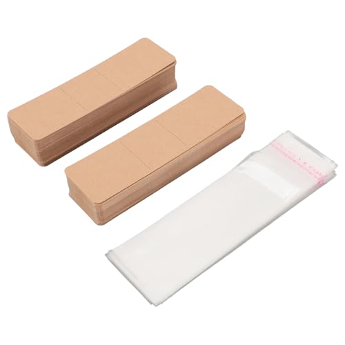 Bookmark Holder, 200Pcs Sturdy and Dependable Bookmark Sleeve Set Ample Quantity Bookmarks Display Card for Personalization, Gifting, and Crafting Bookmark Holder, 200Pcs Sturdy and Dependable Bookmark Sleeve Set Ample Quantity Bookmarks Display Card for Personalization, Gifting, and Crafting von WOHPNLE