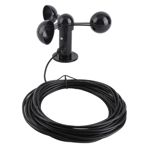 Drei Tassen Windgeschwindigkeitssensor -Anemometer, Windgeschwindigkeitsüberwachungssensor für Wetterstation Windgeschwindigkeit Tasse Detektor ABS -Material mit wasserdichtem Drei Tassen Windgeschwindigkeitssensor -Anemometer, Windgeschwindigkeitsüberwachungssensor für Wetterstation Windgeschwindigkeit Tasse Detektor ABS -Material mit wasserdichtem von WOHPNLE