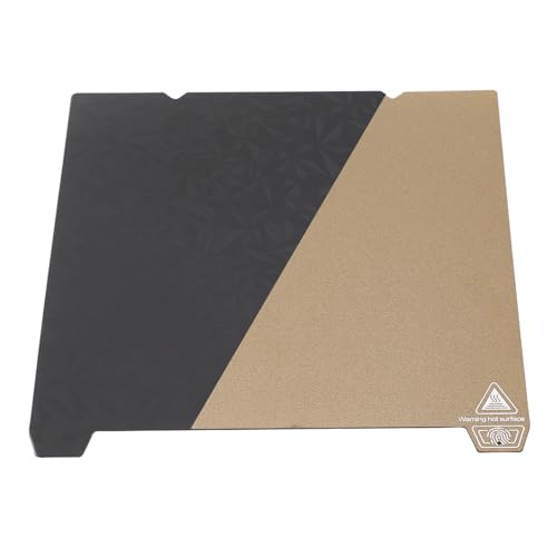 Federstahl -Build -Platte, PEO PEO doppelseitiges Baublatt mit zwei Griffen für 3D -Drucker, die mit Ender 3 S1 Ender 5 S1 und Cr 20 kompatibel ist von WOHPNLE