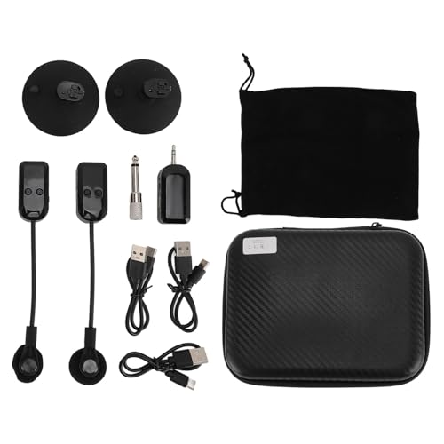 Instrumentmikrofon, überlegene Klangqualität Wireless SAX Mikrofon 360 Grad Flexible Rotation Gitarre Mikrofon für Konzerte, Außenaufführungen oder Aufnahmestudios von WOHPNLE