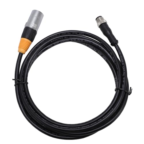 M12 to RJ45 Ethernet Cable, M12 6.56ft Code Male to RJ45 Male Industrial Ethernet Shielded Cable for Industrial Automation (5 Meters) von WOHPNLE