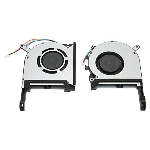 TUF Gaming Laptop Cooling Lüfter, 4 -Pin -Notebook -Computer -Kühling -Lüfter, Leichter effizienter Wärme -Dissipation Kühlerer Luftstromventilator Ersatz für FX506IU, FA506IH, (CPU and GPU Fan) von WOHPNLE