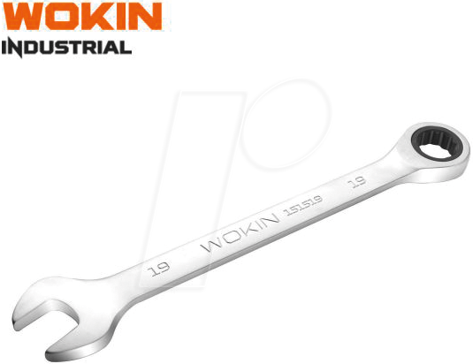 WOKIN 151509 - Maul-Ringratschenschlüssel, 9 mm, CrV von WOKIN