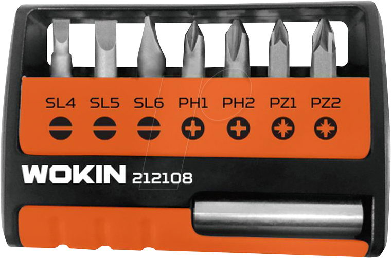 WOKIN 212108 - Bitsatz, 8-teilig von WOKIN