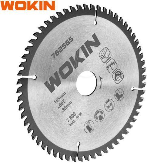 WOKIN 762865 - Kreissägeblatt, TCT, 235 mm x 60 T x 30 mm von WOKIN