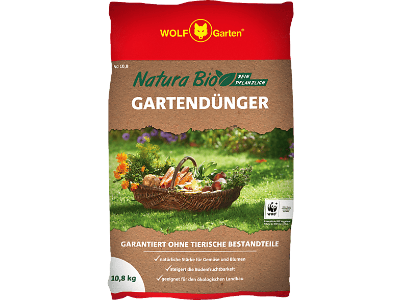 WOLF GARTEN NG 10,8 /D/A NATURA Gartendünger Braun/Rot von WOLF GARTEN