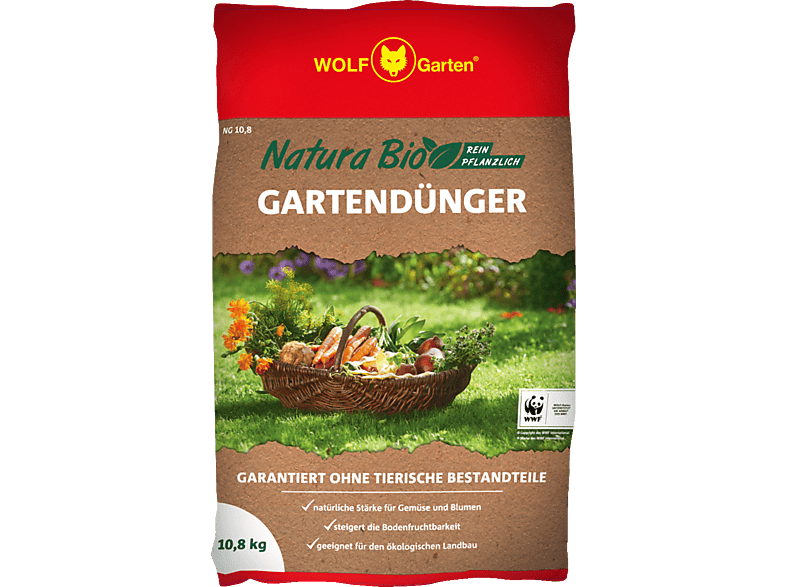 WOLF GARTEN NG 10,8 /D/A NATURA Gartendünger Braun/Rot WOLF GARTEN NG 10,8 /D/A NATURA Gartendünger Braun/Rot von WOLF GARTEN