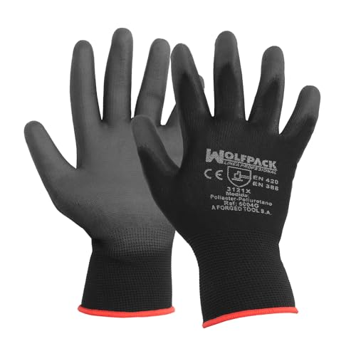 WOLFPACK 15031044 Seattle Target Handschuh aus Polyurethan/Nylon, Größe 8 Zoll (20 cm) von WOLFPACK