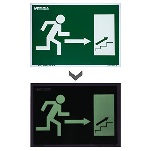Wolfpack 15051240 – Ausgang Schild Treppe rechts oben 21 x 30 cm Wolfpack 15051240 – Ausgang Schild Treppe rechts oben 21 x 30 cm von WOLFPACK