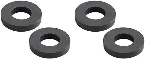 Wolfpack 5411110 Ferrit Magnet 45 x 20 x 8 mm Kreis 2 Stück in Blister (Packung mit 2) von WOLFPACK