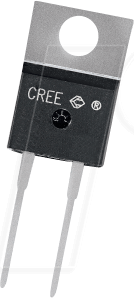 C3D08065I - SiC-Schottkydiode, 650V, 7,5A, TO220AC isol. von WOLFSPEED