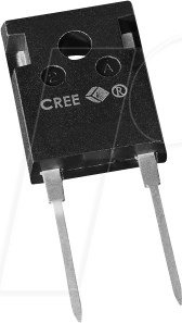 C3D16060D - SiC-Dual-Schottkydiode, 600V, 22A (2x11), TO247 von WOLFSPEED