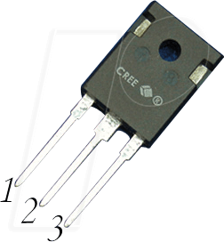 C4D40120D - SiC-Dual-Schottkydiode, 1200V, 54A (2x27), TO247 von WOLFSPEED