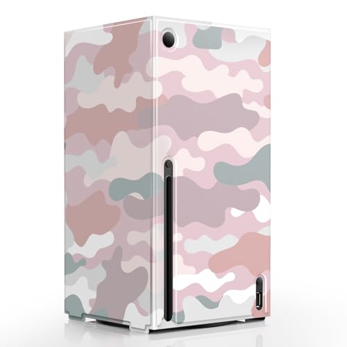 WOLIBEAR Magnetische Smart Wraps für Xbox Series X Konsole, Vollschutz Schutzhülle für Xbox Series X Zubehör mit Premium PU Leder und weichem Innenfutter - Pink Camo, XSX46MP-US WOLIBEAR Magnetische Smart Wraps für Xbox Series X Konsole, Vollschutz Schutzhülle für Xbox Series X Zubehör mit Premium PU Leder und weichem Innenfutter - Pink Camo, XSX46MP-US von WOLIBEAR