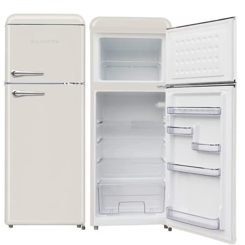 Wolkenstein Retro Kühl-Gefrierkombination WGK218RT CR Creme | 50er Jahre Retro Look| Nutzinhalt 208L l 4**** Gefrierfach l Höhe 147cm l Kühlteil 160L l Gefrierteil 48L l 184 kWh l 41dB Wolkenstein Retro Kühl-Gefrierkombination WGK218RT CR Creme | 50er Jahre Retro Look| Nutzinhalt 208L l 4**** Gefrierfach l Höhe 147cm l Kühlteil 160L l Gefrierteil 48L l 184 kWh l 41dB von Wolkenstein