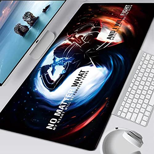 Mauspads Sword Art Online Gaming XXL Großes Mauspad Gamer Computer Mousepad für Tastatur Schreibtischmatte 1000x500mm von WOMNSDN