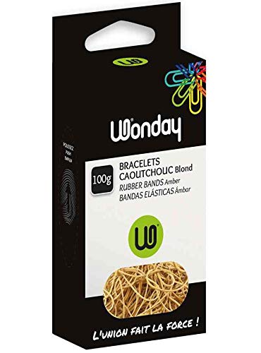 Wonderday Gummibänder 150 x 6 mm Etui 100 g von WONDAY