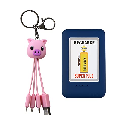 Universal Ladegerät 3-in-1 Pig + Wireless Powerbank 5000mAh Superplus von WONDEE