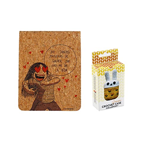 Universal-Schutzhülle für 27,9 cm (11 Zoll), mit Hülle für Bluetooth-Kopfhörer, 1. - 2 Gen. Crochet George von WONDEE