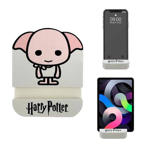 WONDEE Dobby Harry Potter Handyhalterung Tisch und Ipad/Tablet Halterung Tisch mit Dobby der Hauself Design - Harry Potter Fanartikel, Originelle Handyständer/Tablet ständer, Geschenkidee zum Sammeln von WONDEE